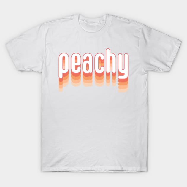 Peachy T-Shirt by Sthickers